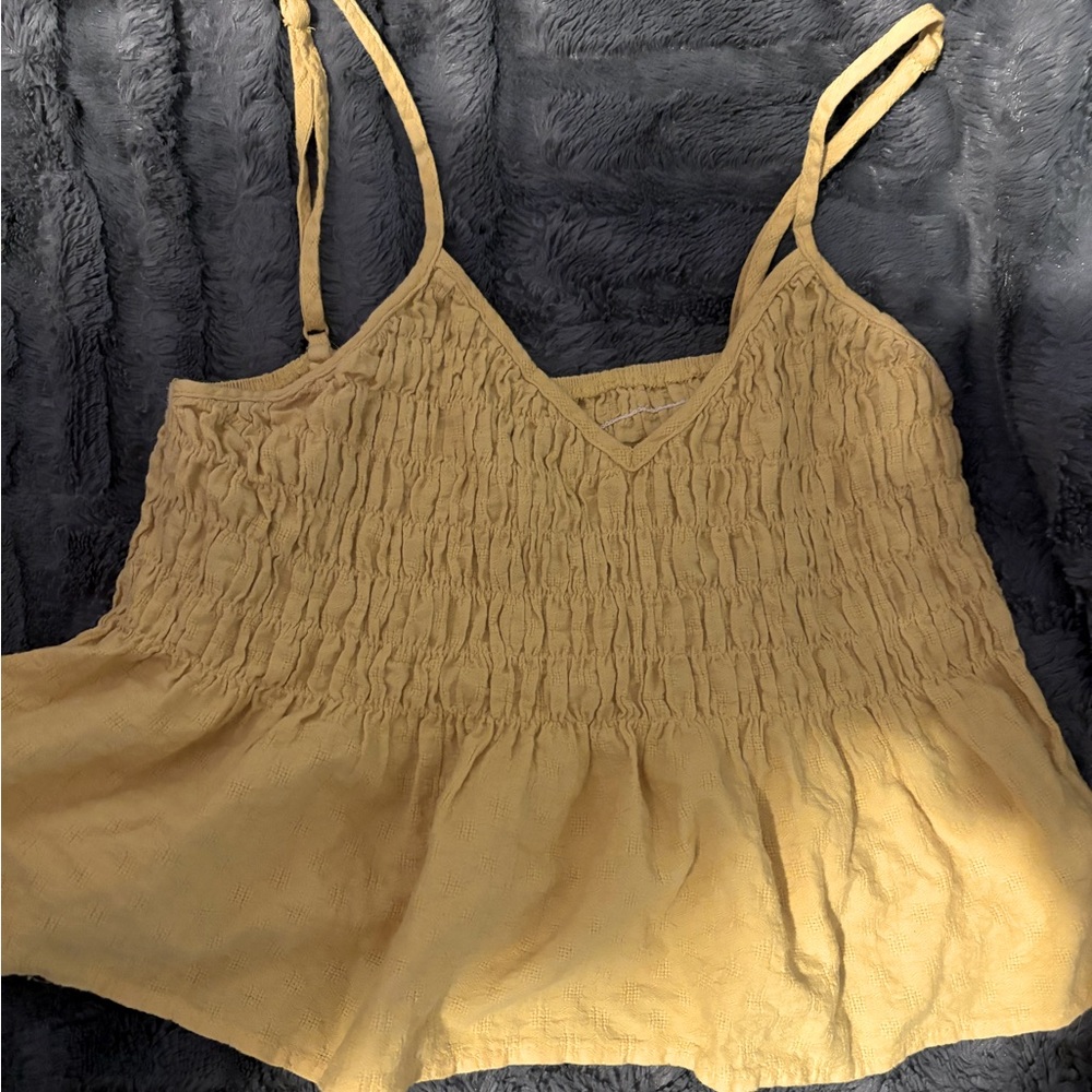 Yellow tank top